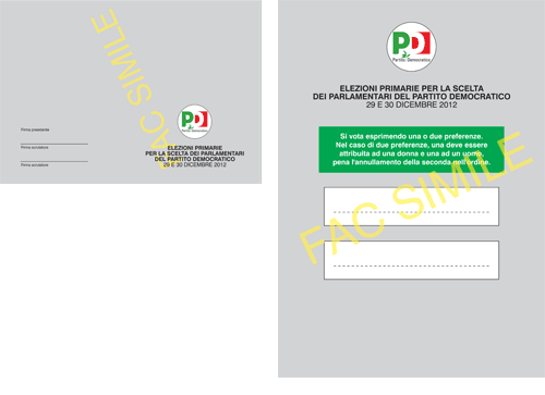 scheda elettorale