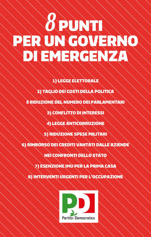 otto punti emergenza